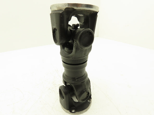 Double Universal Slip Joint Drive Shaft Length 240mm Flange 90mm Hole 4x8mm