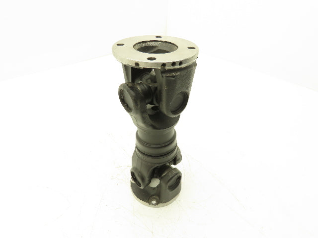 Double Universal Slip Joint Drive Shaft Length 240mm Flange 90mm Hole 4x8mm