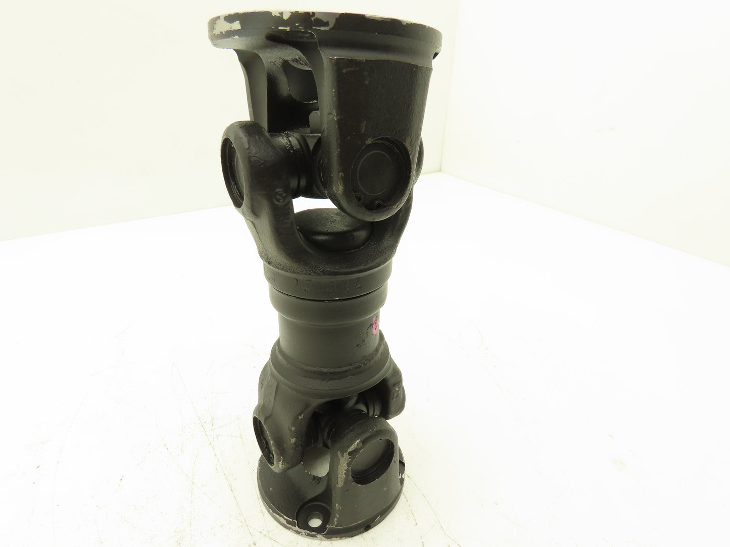 Double Universal Slip Joint Drive Shaft Length 240mm Flange 90mm Hole 4x8mm