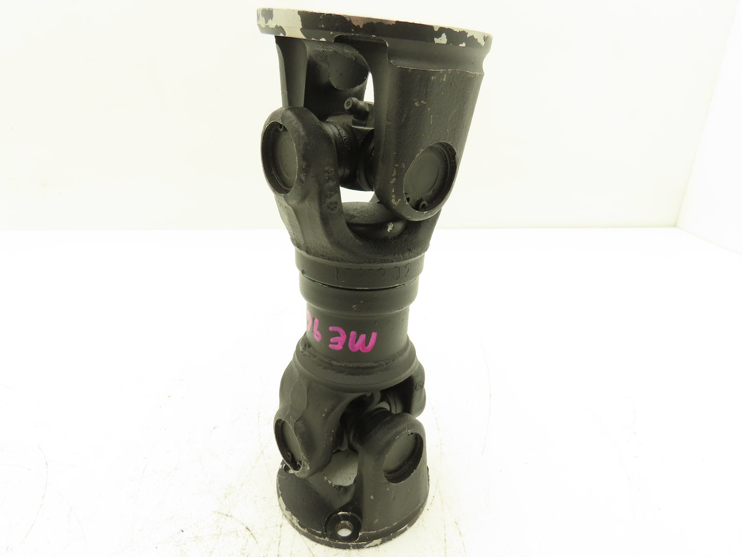 Double Universal Slip Joint Drive Shaft Length 240mm Flange 90mm Hole 4x8mm