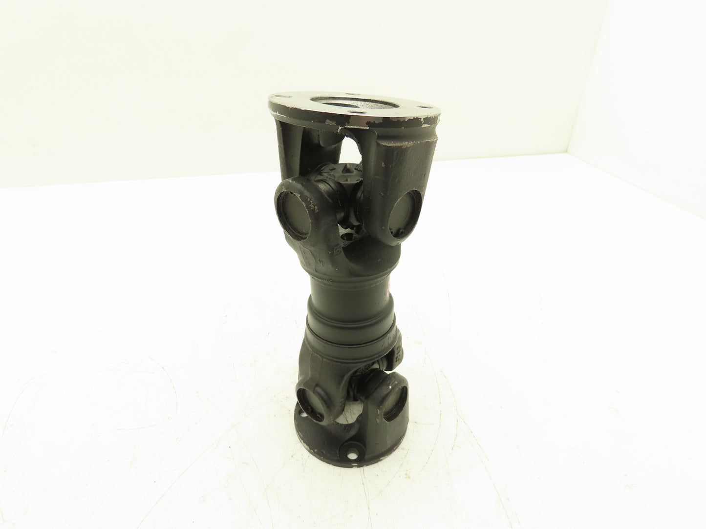 Double Universal Slip Joint Drive Shaft Length 240mm Flange 90mm Hole 4x8mm