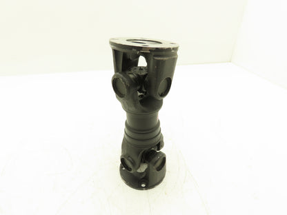 Double Universal Slip Joint Drive Shaft Length 240mm Flange 90mm Hole 4x8mm