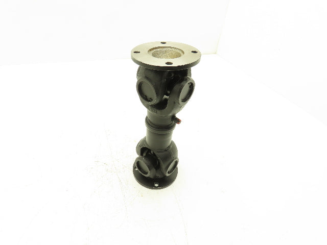 Elbe Double Universal Slip Joint Drive Shaft Length=240mm Flange=90mm Hole=4x8mm