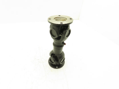 Elbe Double Universal Slip Joint Drive Shaft Length=240mm Flange=90mm Hole=4x8mm