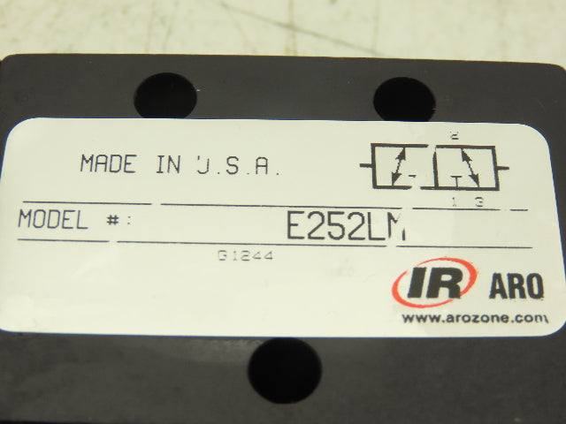 Ingersoll Rand E252LM Pneumatic Air Control Valve Manual 2 Pos 3 Way