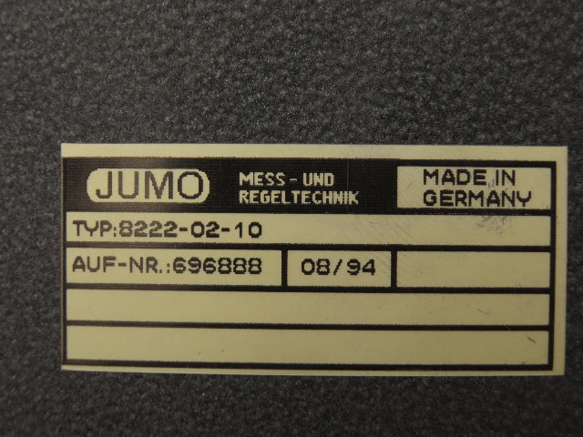Jumo 8222-02-10 Thermometer 4" Dial 0-60°C 1"-14 Thread 7.5" Stem Lot of 2