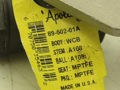 Conbraco Ind. 89-502-01A Apollo Safety Relieve Ball Valve Deadman 3/8" NPT