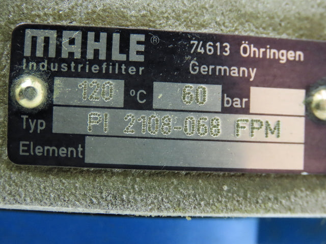 Mahle PI 2108-068 FPM Double Switch Duplex Dual Hydraulic Filter Housing 870 PSI