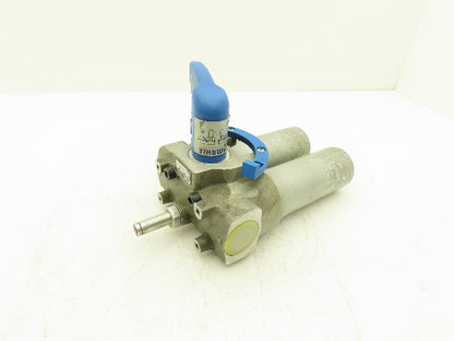 Mahle PI 2108-068 FPM Double Switch Duplex Dual Hydraulic Filter Housing 870 PSI