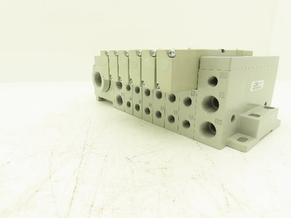 Numatics AKFEF00003NSTD 6 Station Manifold with 6 valves 2005 Series