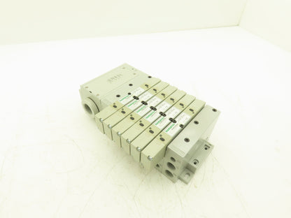Numatics AKFEF00003NSTD 6 Station Manifold with 6 valves 2005 Series