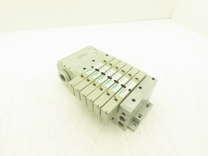 Numatics AKFEF00003NSTD 6 Station Manifold with 6 valves 2005 Series