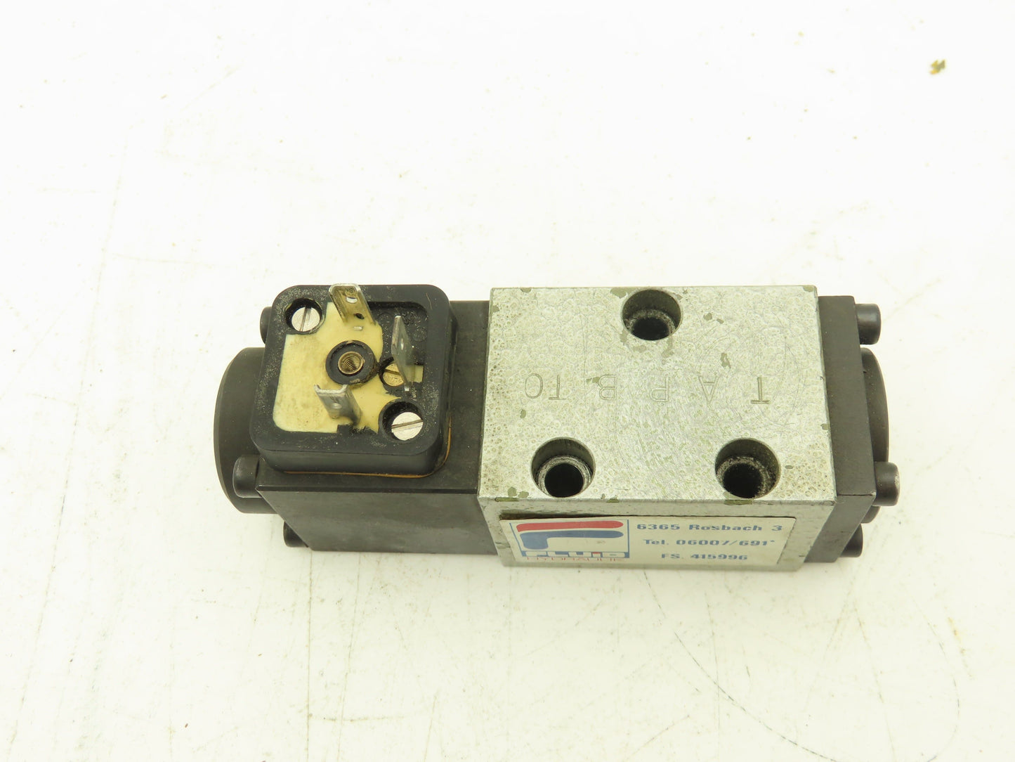 Wandfluh BE4Z40B Z2 Solenoid Valve 2 Pos 5 Way 160Bar