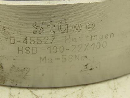 Stuwe D-45527 Shrink Disc Shaft Coupling Adapter 100mm ID D-45527