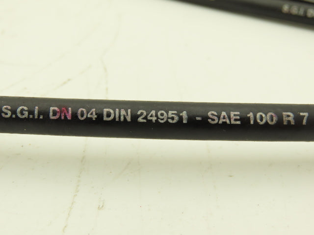 SGI DN 04 DIN 24951 SAE 100 R 7 Hydraulic Hose 3/16" Dia 14" Long Lot of 5