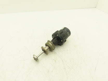 GEMU 9554 25Z 9 51 0 Pneumatically Operated Angular Seat Globe Valve 1/2"NPT NO