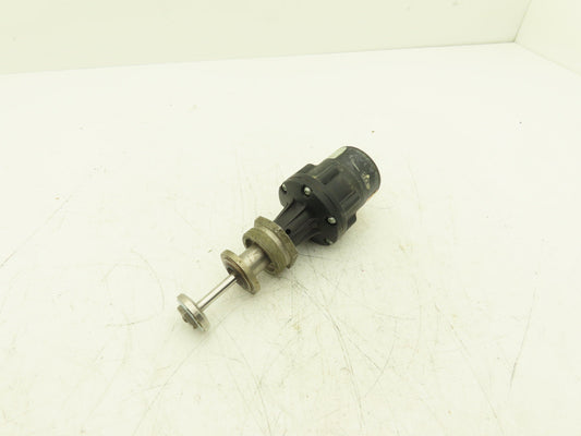 GEMU 9554 25Z 9 51 0 Pneumatically Operated Angular Seat Globe Valve 1/2"NPT NO