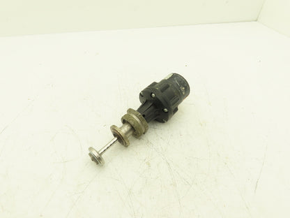 GEMU 9554 25Z 9 51 0 Pneumatically Operated Angular Seat Globe Valve 1/2"NPT NO