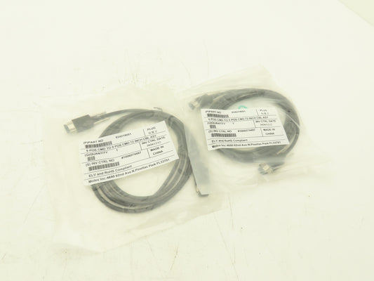 Molex 834219051 Cable Assembly Micro 9-Pin D-Sub Length = 72" Lot of 2