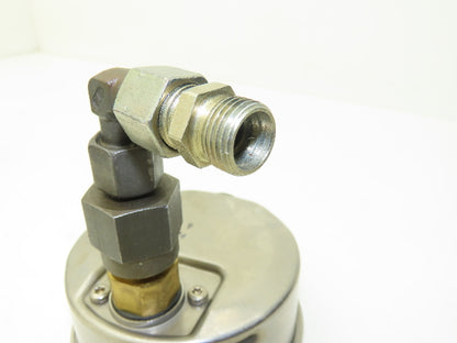 Wika N/A Pressure Gauge Oil Filled 120LB/Inch 60 Bar 1/2"NPT Lot Of 4