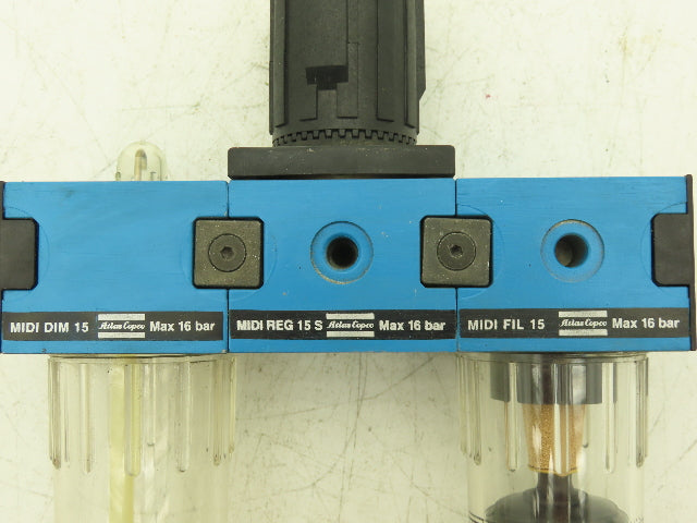 Atlas Copoo Pneumatic Filter Regulator Lubricator 1/2" Compressed Air Treatment