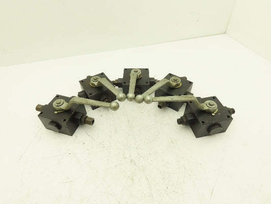 N/A 3KHT-R3/8" 8 87 Pneumatic Manual Valve 4 Way 2 Pos 150 PSI 3/8"NPT Lot of 5