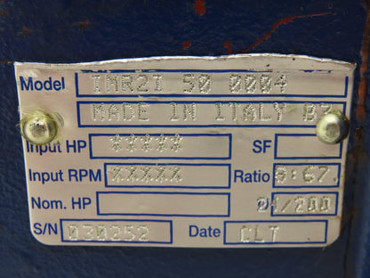 TB Woods IMR2I 50 0004 Inline Gearbox 8.6:1 Reducer 200rpm IEC 90 Frame