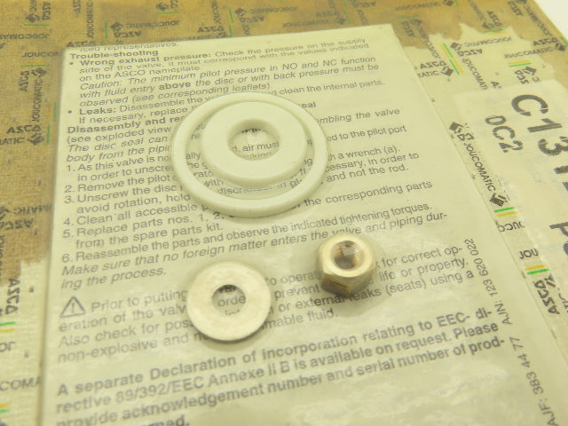 ASCO C131204 Pneumatic Valve Seal Repair Kit 1/2"