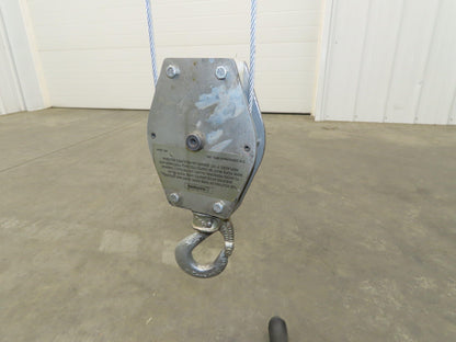 Ingersoll Zimmerman BW020120 Pneumatic Air Balancer 6' Travel 400Lb w/Load Block