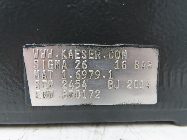 Kaeser Sigma 26 Rotary Screw Air Compressor Air End 50Hp 16bar