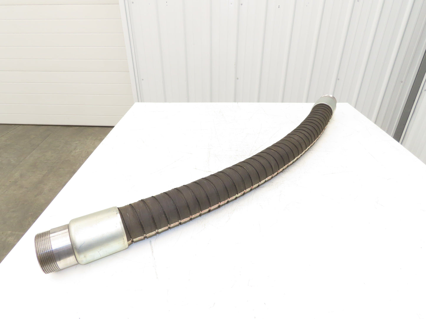 Thermoid Transporter Truck Tank Fuel Hose 3"ID x 54"L Ebonite 3"NPT 150PSI