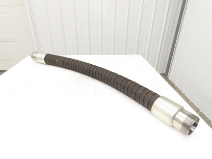 Thermoid Transporter Truck Tank Fuel Hose 3"ID x 54"L Ebonite 3"NPT 150PSI