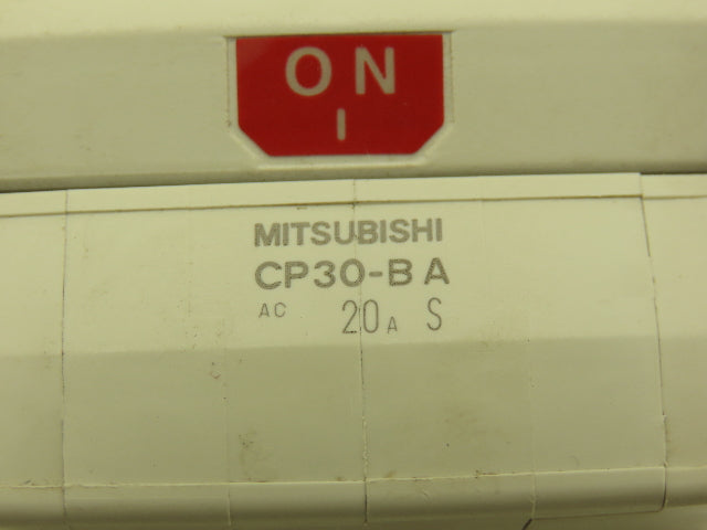 Mitsubishi Electric CP30-B A Circuit Breaker 20A 3-Pole 60Hz 250vAC Lot of 5