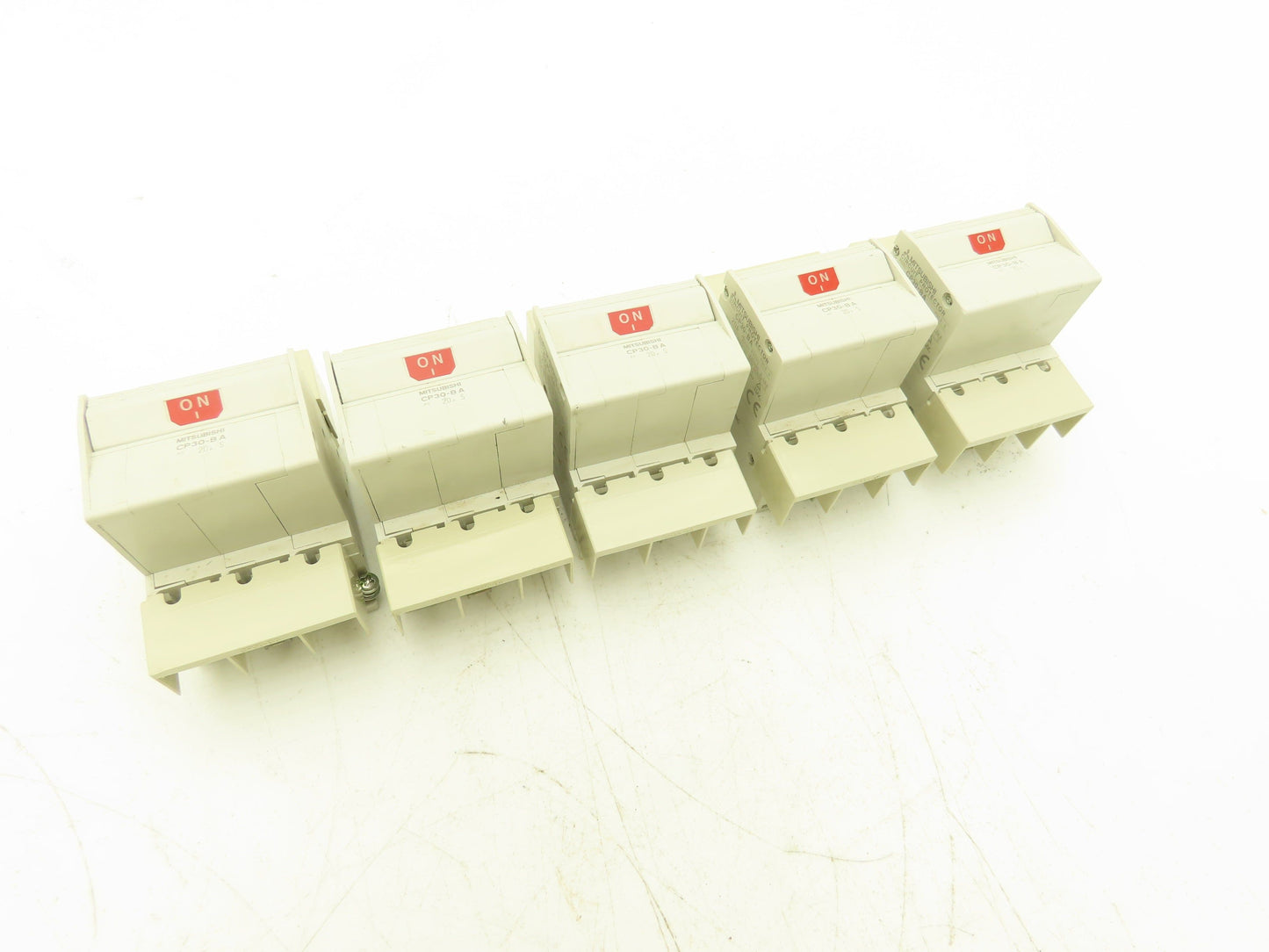 Mitsubishi Electric CP30-B A Circuit Breaker 20A 3-Pole 60Hz 250vAC Lot of 5
