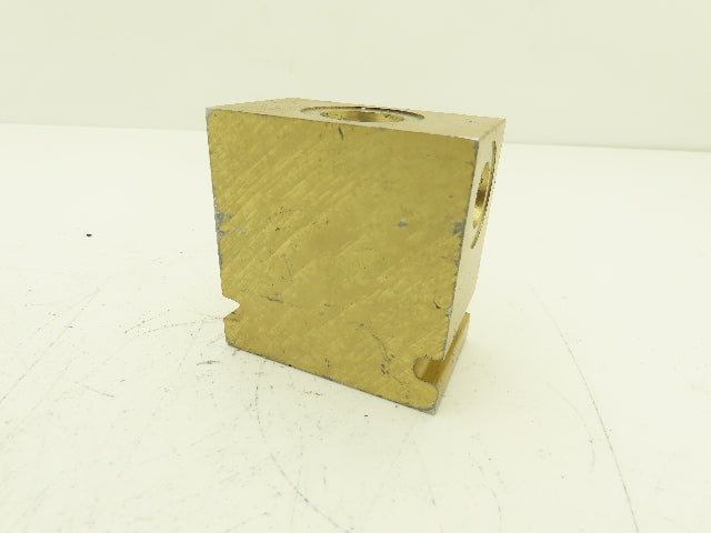 Vickers 31502 31502 Hydraulic Manifold 4-Way 1/4 & 1/2" Flared Threads