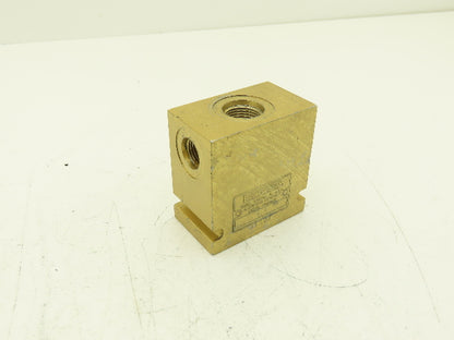 Vickers 31502 31502 Hydraulic Manifold 4-Way 1/4 & 1/2" Flared Threads