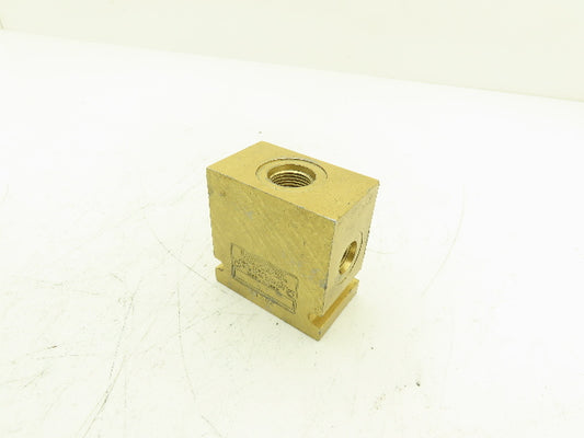 Vickers 31502 31502 Hydraulic Manifold 4-Way 1/4 & 1/2" Flared Threads