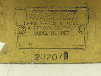 Vickers 20207B 20207B Hydraulic Manifold 5-Way 1/4 & 1/2" Flared Threads