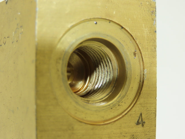 Vickers 20207B 20207B Hydraulic Manifold 5-Way 1/4 & 1/2" Flared Threads