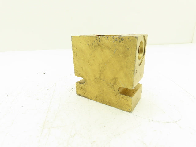 Vickers MCD-3953 Hydraulic Manifold 4-Way 1/4 & 1/2" Threads