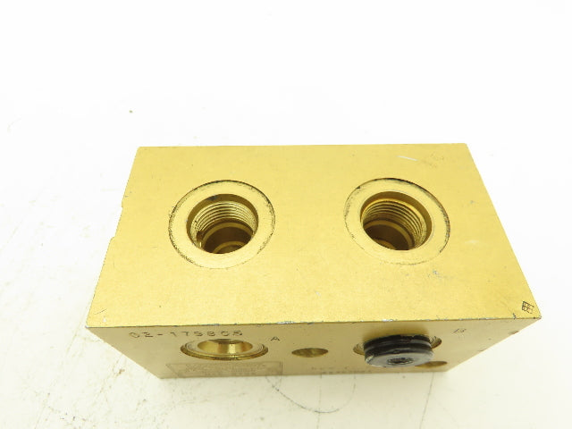 Vickers MCD-5796 Hydraulic Manifold 6-Way 1/4 & 1/2" Threads