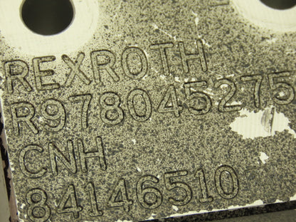 Rexroth R978045275 Hydraulic Manifold 3-Way 1/4" Flared Threads