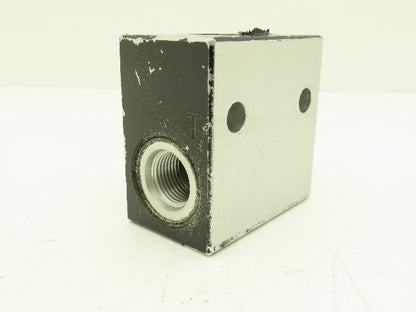 Rexroth R978045275 Hydraulic Manifold 3-Way 1/4" Flared Threads