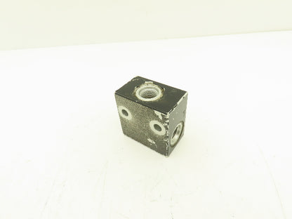 Rexroth R978045275 Hydraulic Manifold 3-Way 1/4" Flared Threads