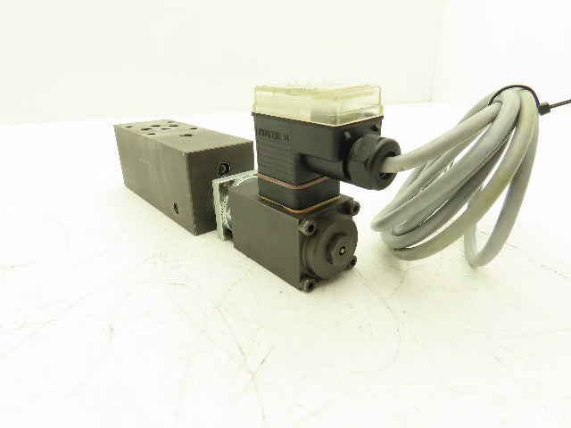 Wandfluh MVPSA06-A-100 Proportional Pressure Relief Valve 24V Solenoid PI35V-G24