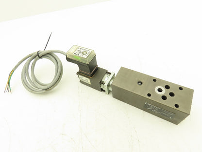 Wandfluh MVPSA06-A-100 Proportional Pressure Relief Valve 24V Solenoid PI35V-G24