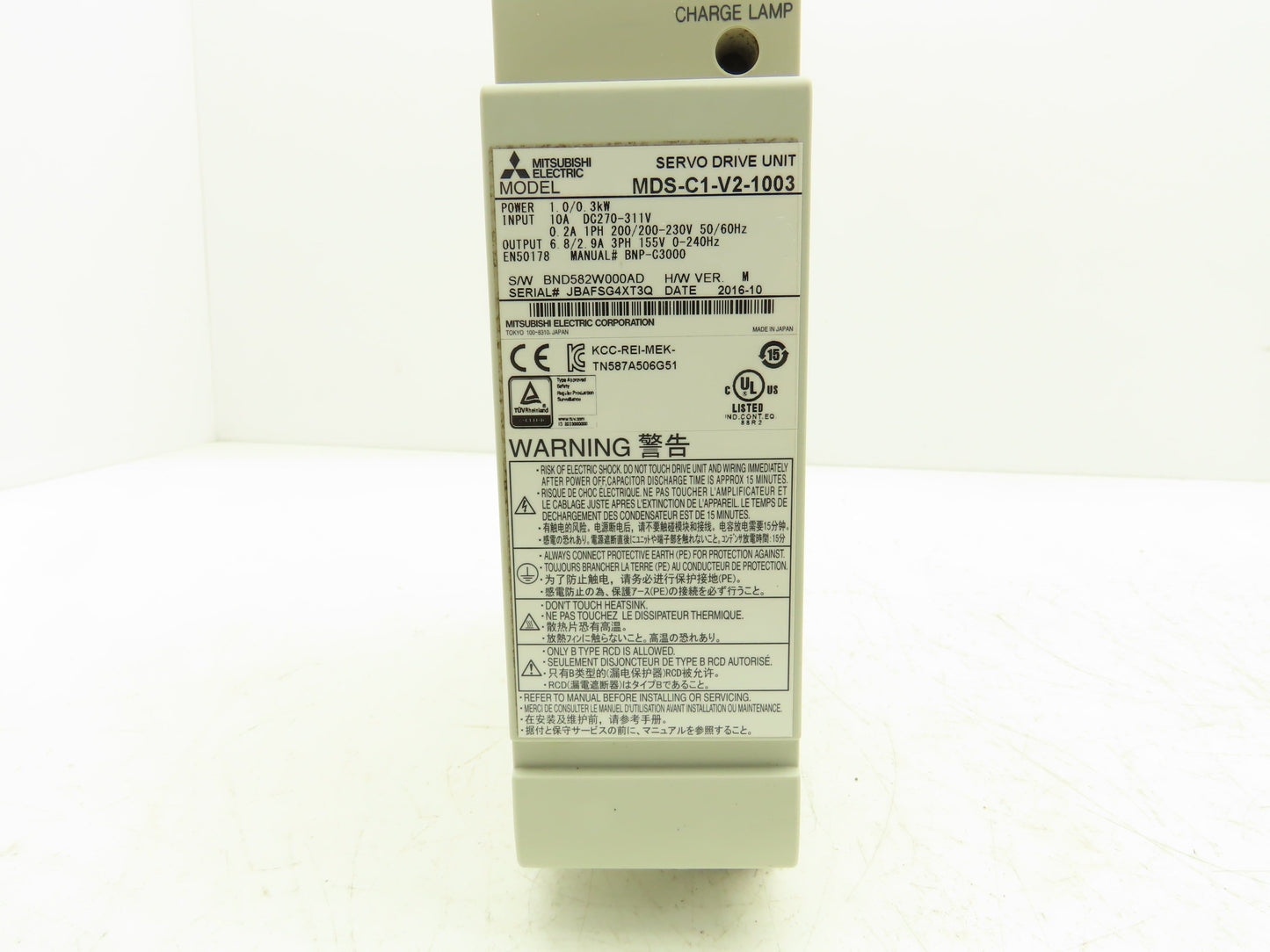 Mitsubishi MDS-A-CR-90 Power Supply 200/200-230V 41A