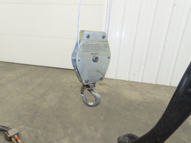 Ingersoll Zimmerman BW020120 Pneumatic Air Balancer 6' Travel 400Lb Swivel Mount