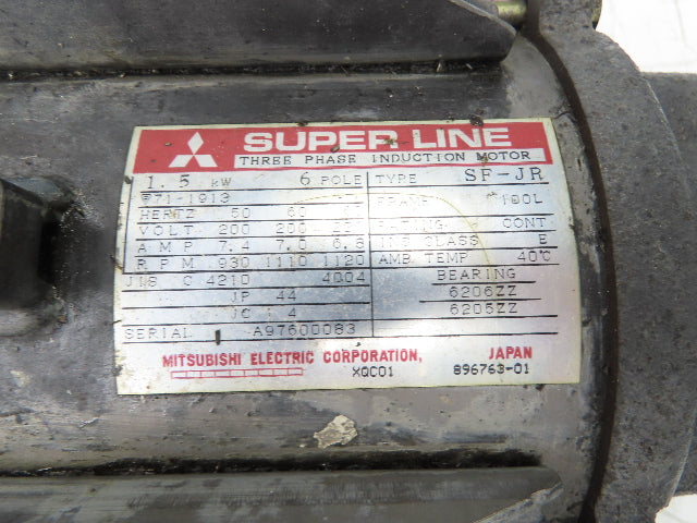 Teral TRP-MHC30N Gear Pump Oil Coolant 57.2LPM 1.5KW 42PSI 1120 RPM 220V 3Ph