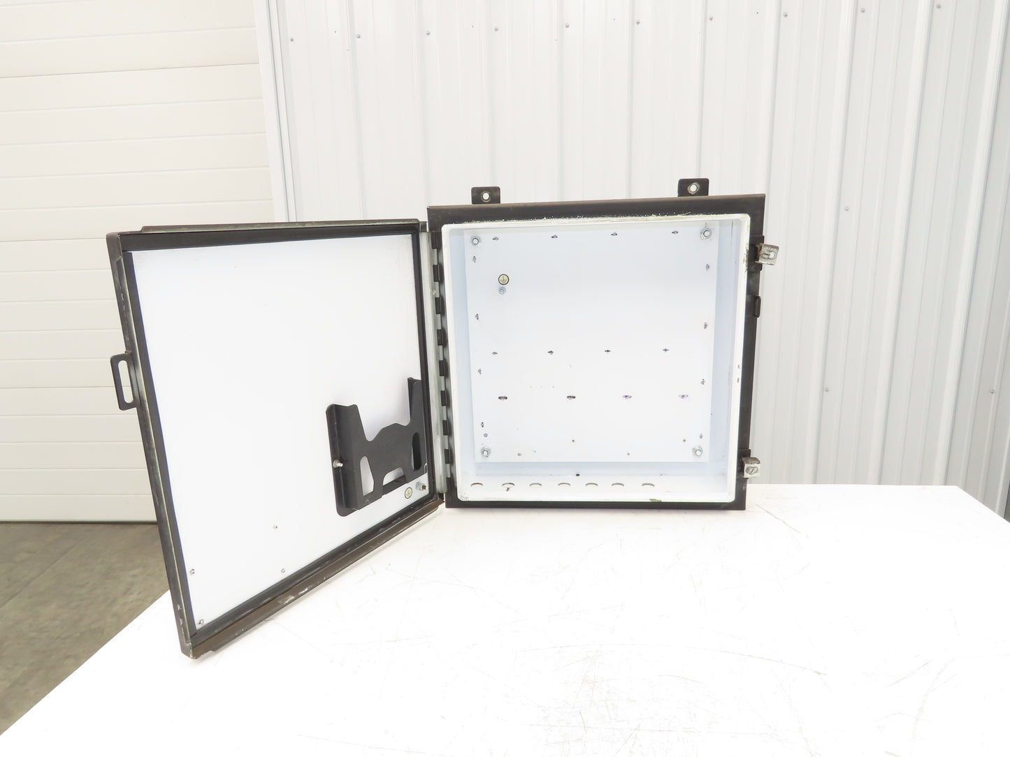 Hoffman A202008LP Electrical Enclosure Control Panel 20x20x8" Back Plate JIC